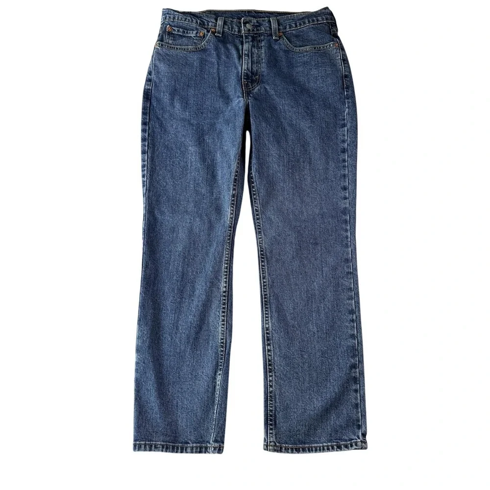 Levi's 514 Jeans Mens 33x29 Blue Straight Regular Fit Medium Wash Denim 5 Pocket